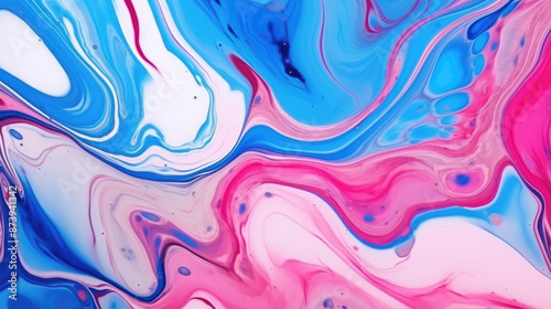 Colorful psychedelic liquefaction background. Abstract fluid art., generative ai