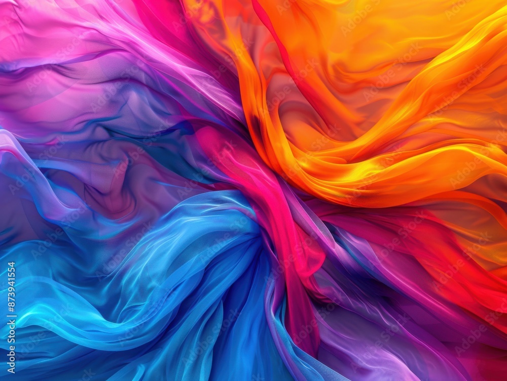 Abstract textile waves Abstract textile waves
