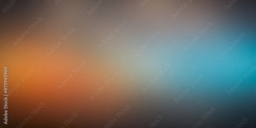 Abstract gradient background with a smooth blend of warm orange and cool blue tones, perfect for digital designs, web backgrounds, and artistic projects