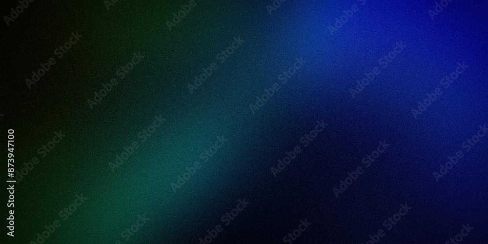 Fototapeta premium Deep gradient blending rich green and blue hues, creating a serene and elegant background perfect for sophisticated, modern, and stylish designs