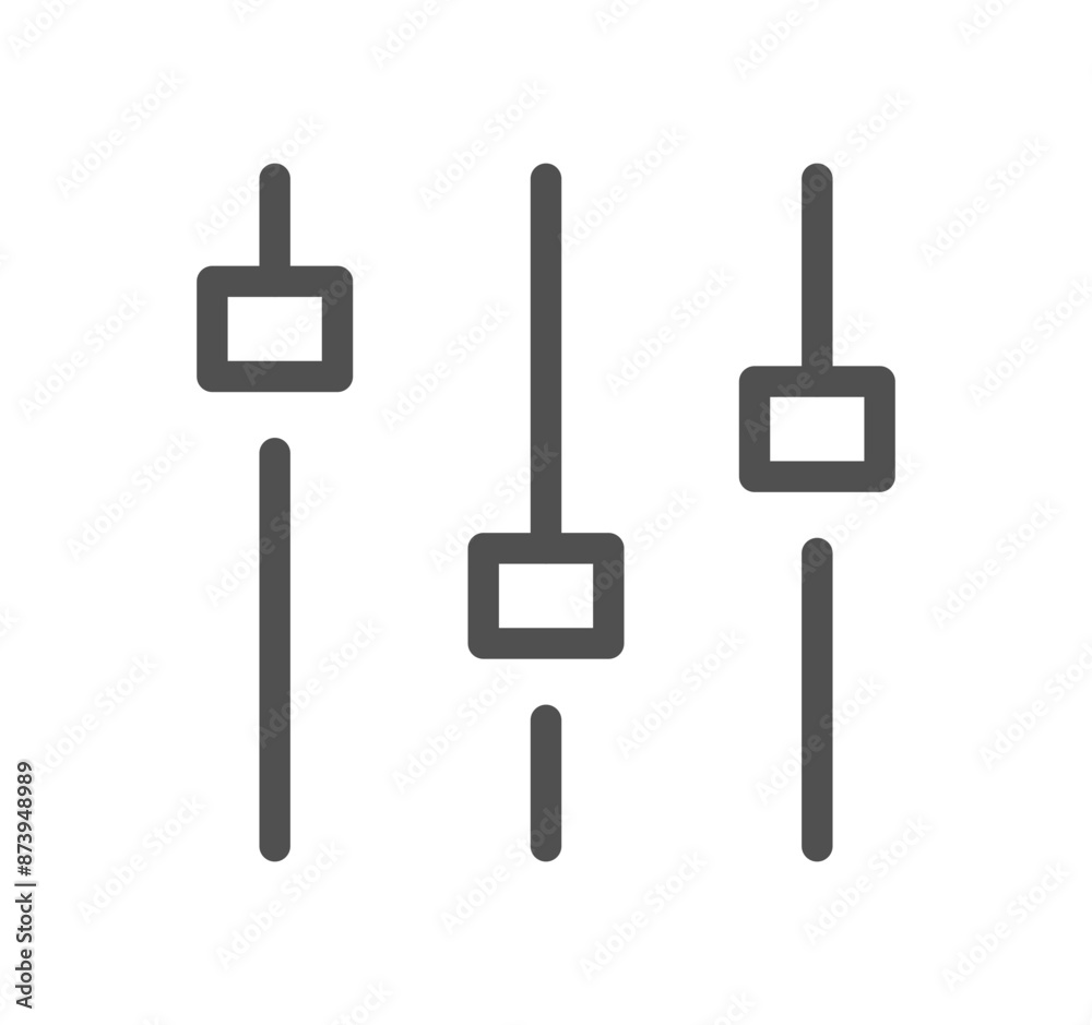 Sheet music and sound icon outline and linear vector.
Sheet music and sound icon outline and linear vector.