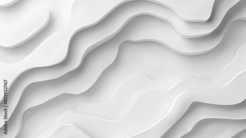 An abstract geometric pattern with a wave and curve pattern, with a stylish white background. An abstract geometric pattern with a wave and curve pattern, with a stylish white background.