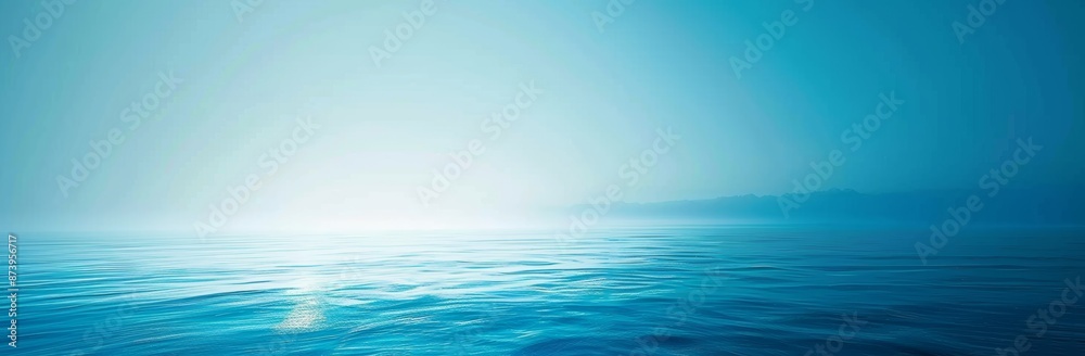 Panoramic blue background, abstract blue background with blur Panoramic blue background, abstract blue background with blur