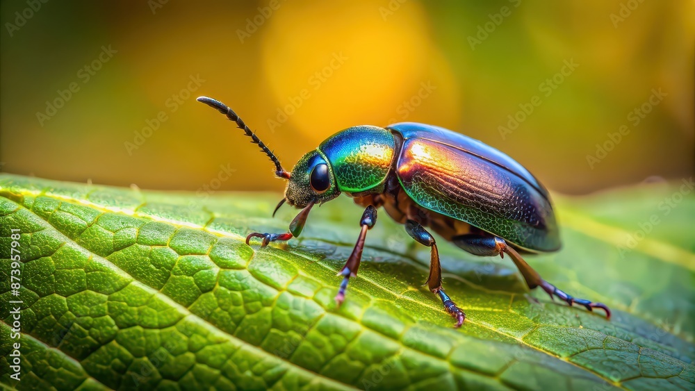 Beetle on a green leaf in a natural environment, beetle, leaf, insect, nature, green, wildlife, macro, close up, outdoors, bug Beetle on a green leaf in a natural environment, beetle, leaf, insect, nature, green, wildlife, macro, close up, outdoors, bug