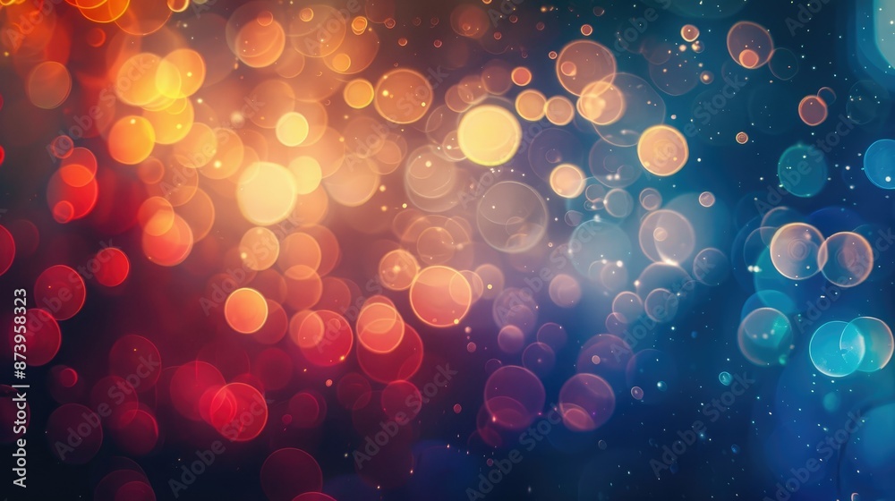 Bokeh lights with blurred stripes in the background Bokeh lights with blurred stripes in the background