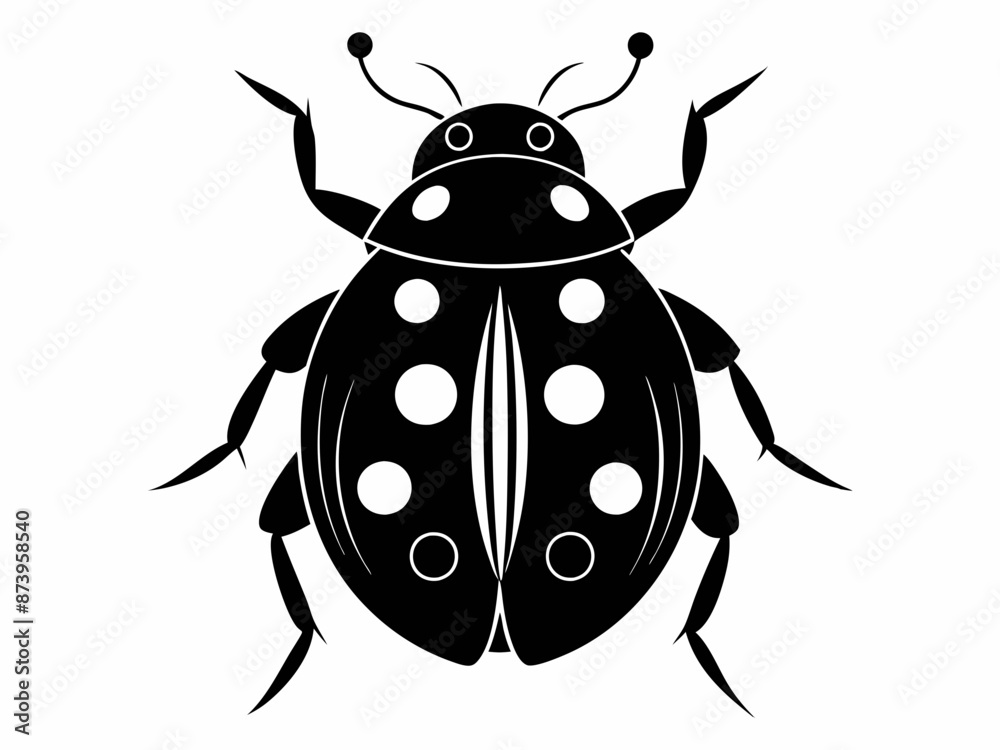 ladybug icon, ladybug silhouette vector illustration
ladybug icon, ladybug silhouette vector illustration