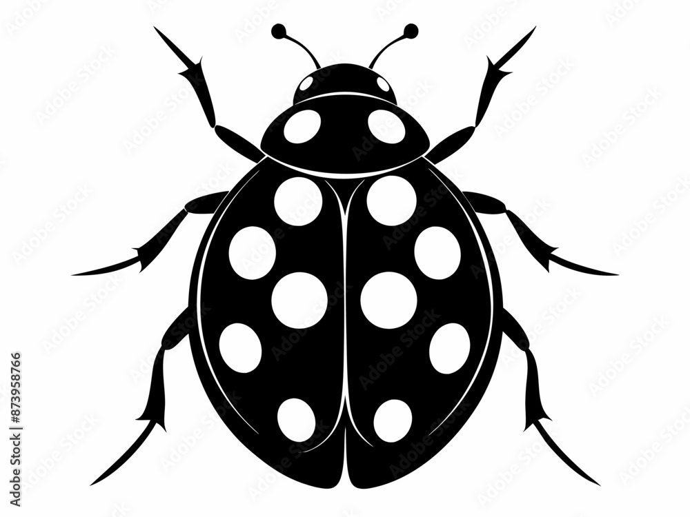 ladybug icon, ladybug silhouette vector illustration
ladybug icon, ladybug silhouette vector illustration