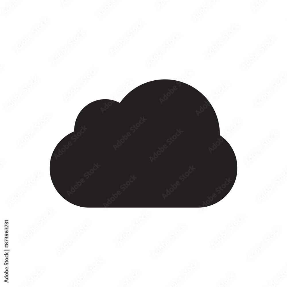 Cloud vector icon design template Cloud vector icon design template