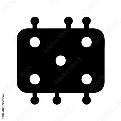 illustration of a black and white background