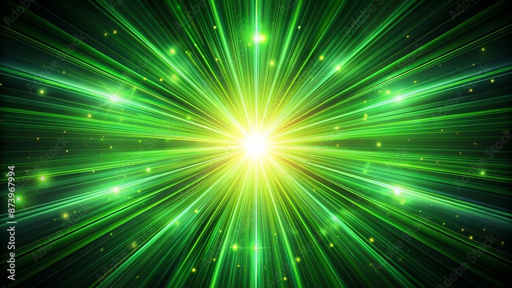 Vibrant green rays emanate from the center of a dark abstract background, symbolizing growth, harmony, and success in business endeavors. Vibrant green rays emanate from the center of a dark abstract background, symbolizing growth, harmony, and success in business endeavors.