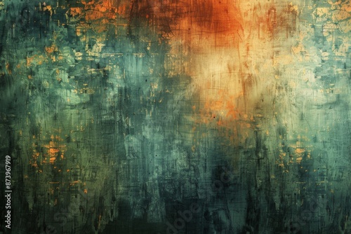green and bronze abstract grunge background