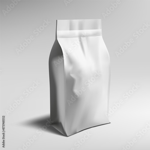Big Foil Paper Coffee Bag Package Mock Up