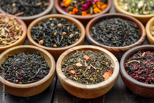 A collection of fine teas with leaves that steep in the warmth of glowing feedback