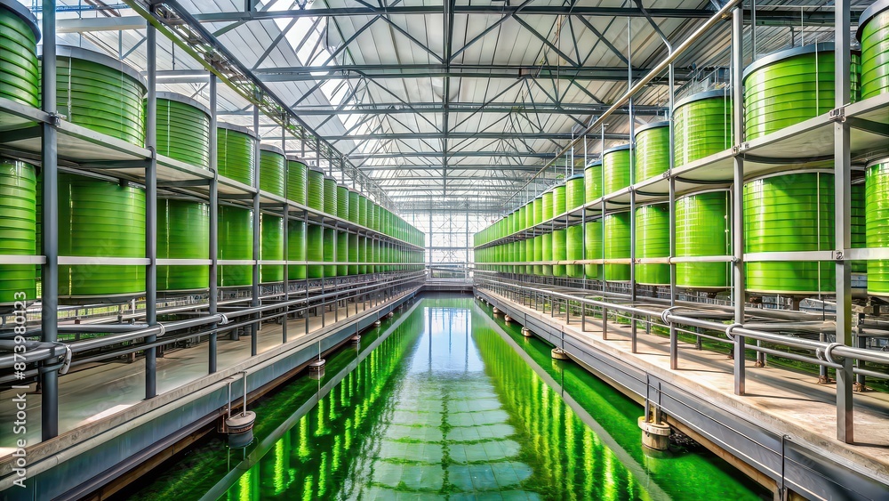 Algae farm producing bio fuel as a sustainable energy source, beautiful , Algae, farm, bio fuel, sustainable Algae farm producing bio fuel as a sustainable energy source, beautiful , Algae, farm, bio fuel, sustainable