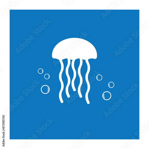 jellyfish vector icon