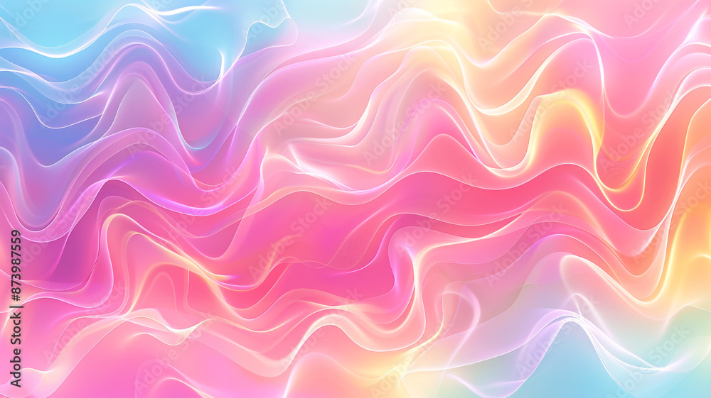 Vibrant Rainbow Background with Wavy Patterns Vibrant Rainbow Background with Wavy Patterns