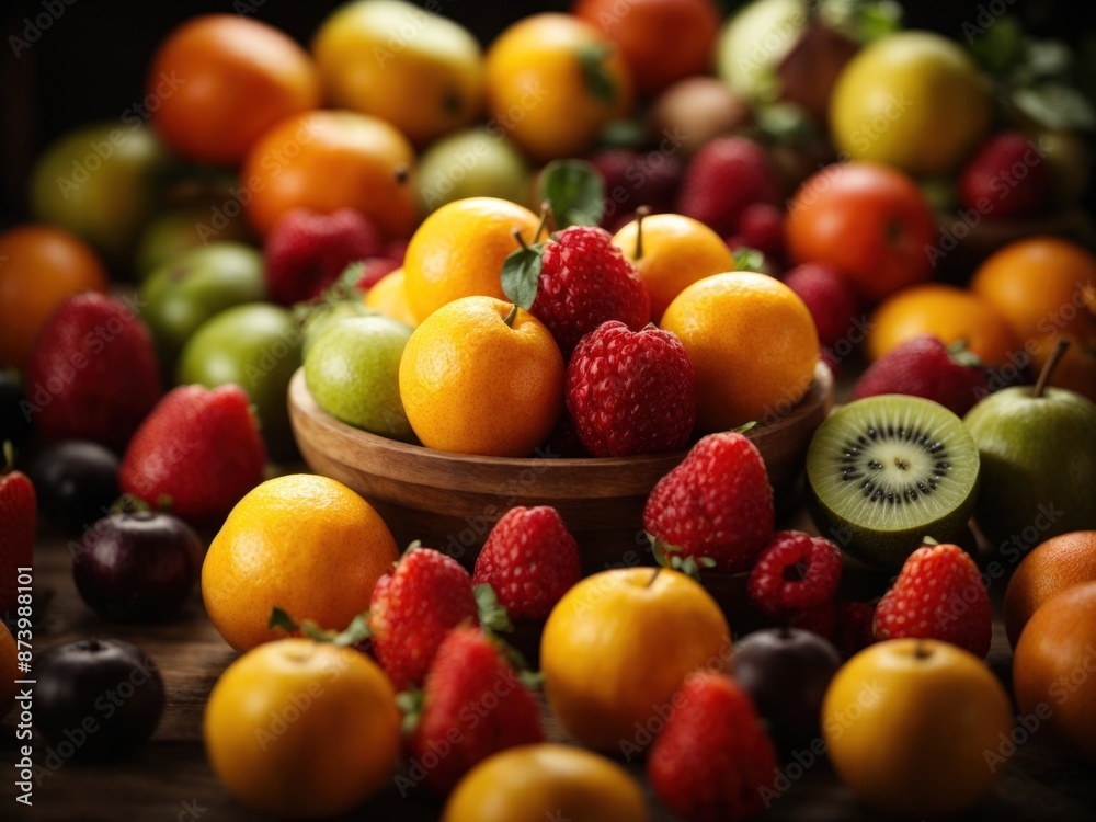 multiple healthy fruits on the table multiple healthy fruits on the table