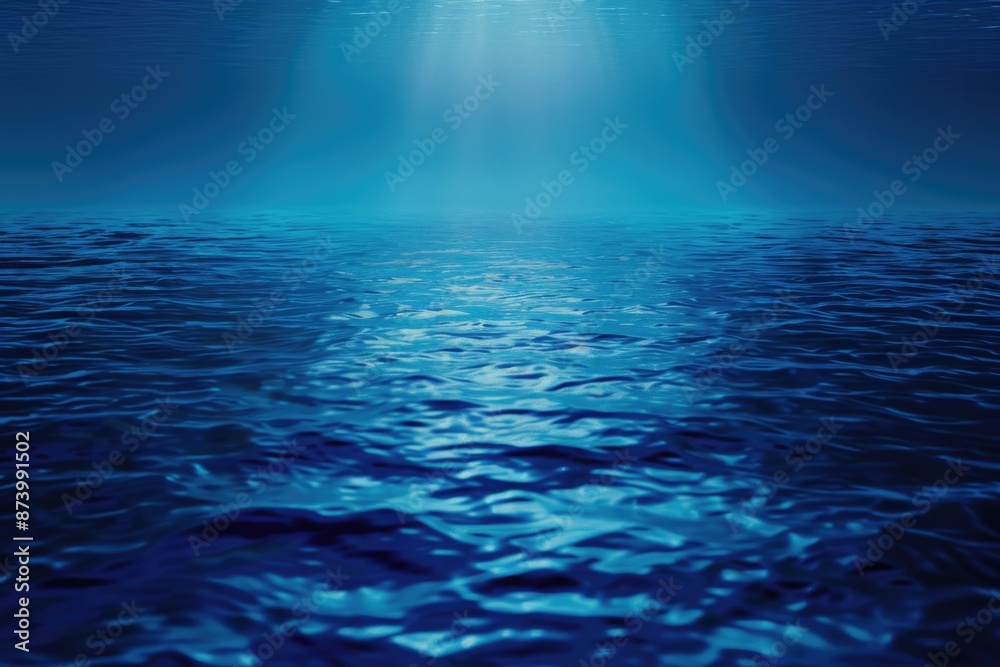 Blue Gradient. Abstract Illustration of Deep Water with Blur Background Blue Gradient. Abstract Illustration of Deep Water with Blur Background