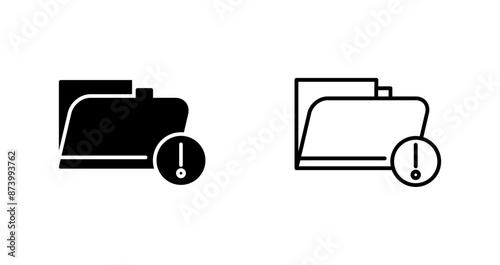 Vulnerable Folder Vector Icon