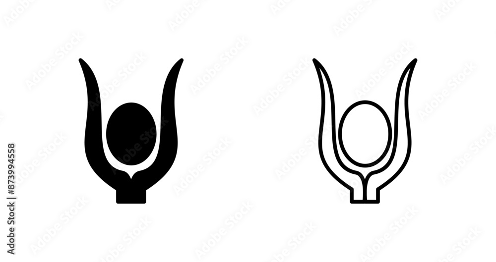Obraz premium Egyptian god Vector Icon