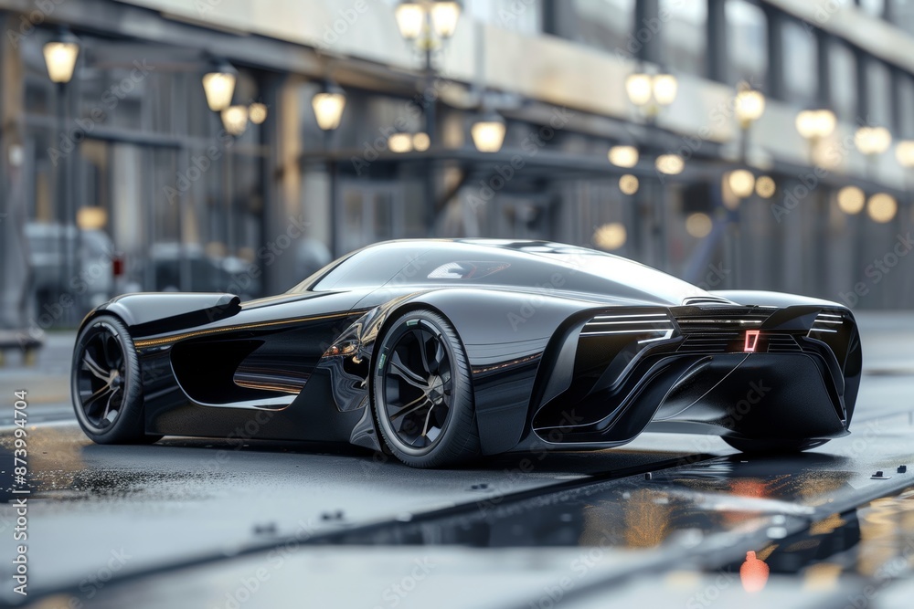 Modern futuristic car design and development in high quality image without branding or logos Modern futuristic car design and development in high quality image without branding or logos