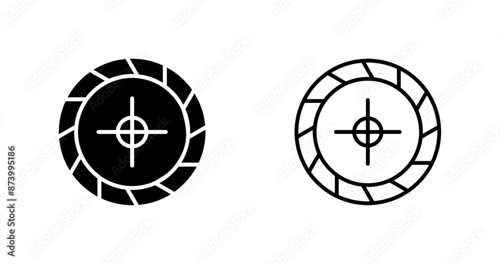 Roulette II Vector Icon Roulette II Vector Icon