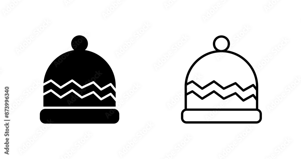 Fototapeta premium Warm Cap Vector Icon