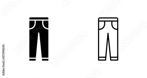 Trousers Vector Icon