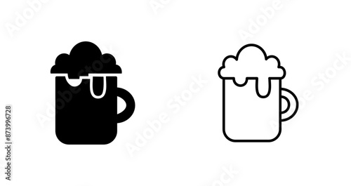 Pint of Beer Vector Icon