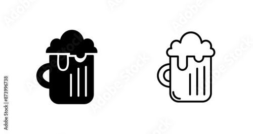 Pint of Beer Vector Icon