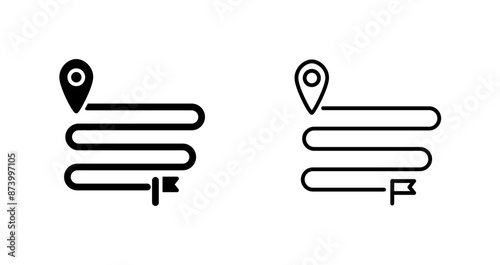 Distance Vector Icon