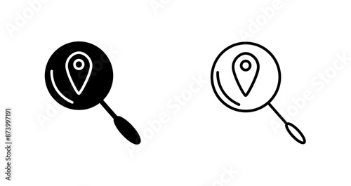 Find Location Vector Icon