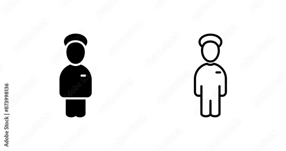 Standing Vector Icon Standing Vector Icon