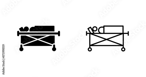 Stretcher Vector Icon