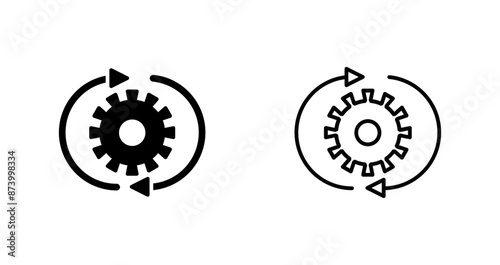Conversion Setting Vector Icon