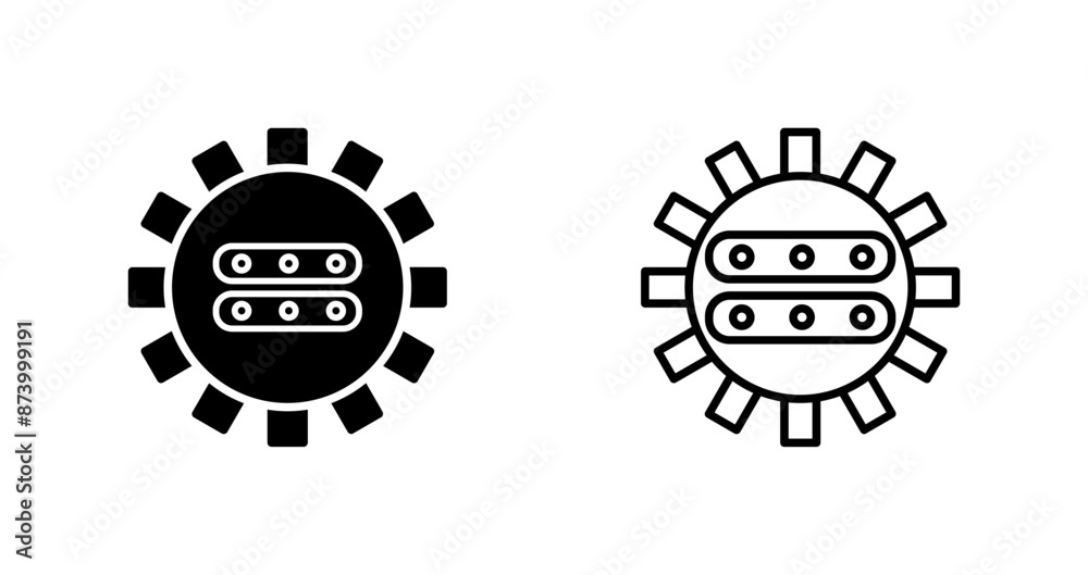 Obraz premium Database Management Vector Icon