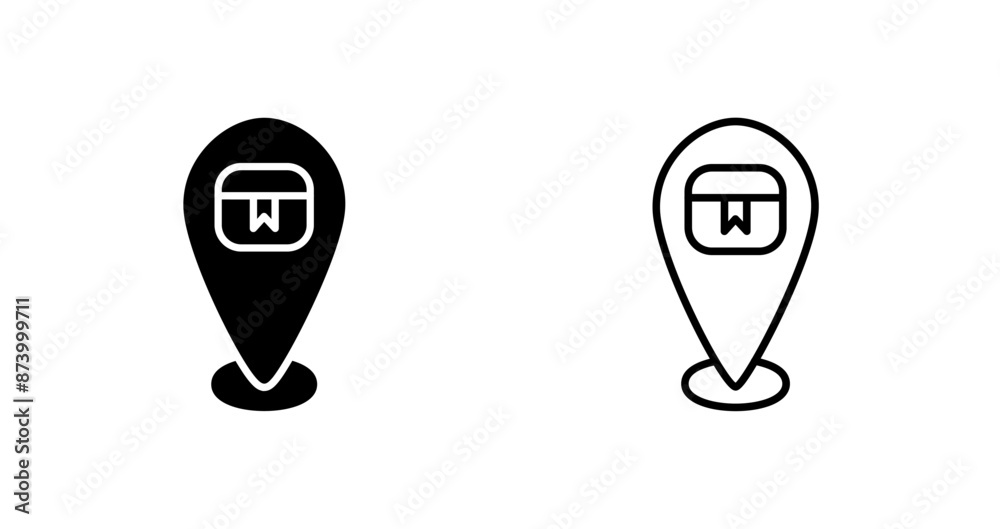 Shipping Location Vector Icon Shipping Location Vector Icon