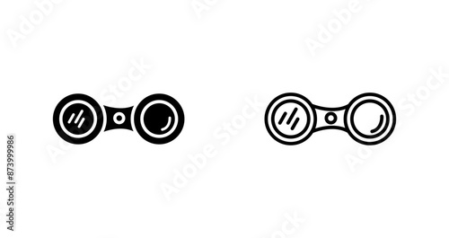 Binoculars Vector Icon