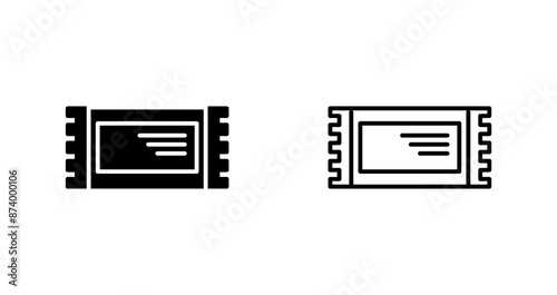 Tickets Vector Icon