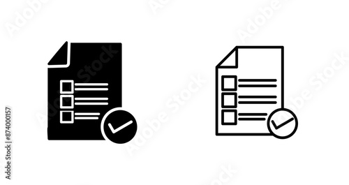 Valid Document Vector Icon