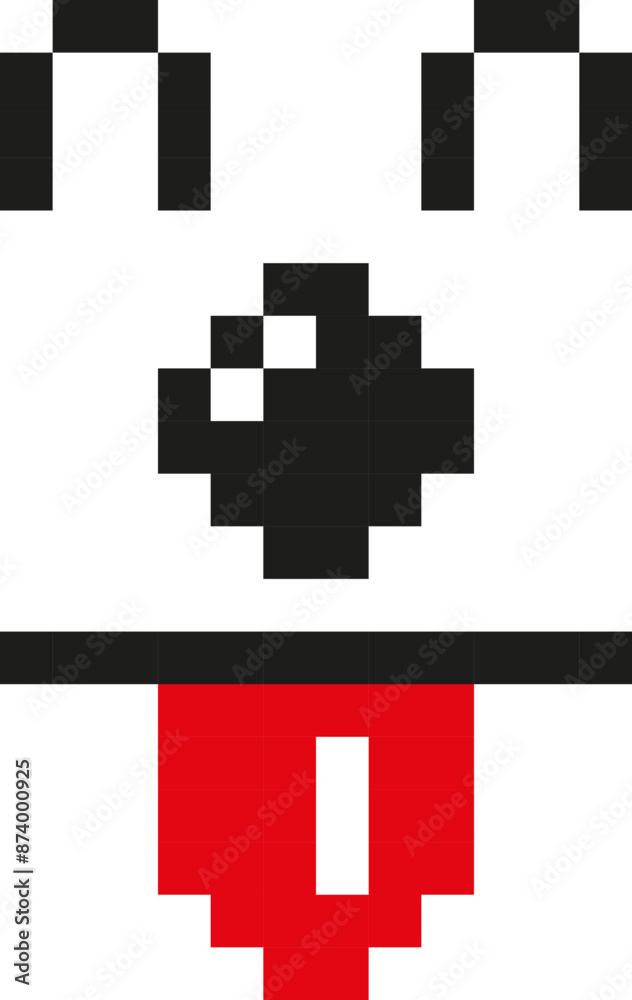 Fototapeta premium Pixelated Vector Art