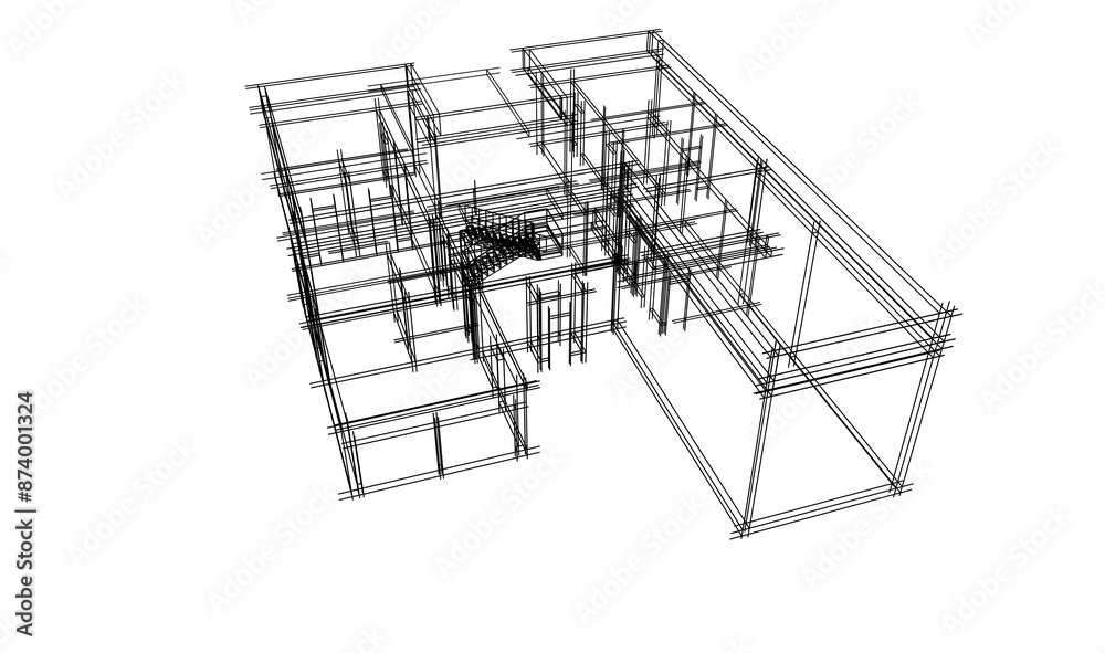 architectural drawing 3d architectural drawing 3d