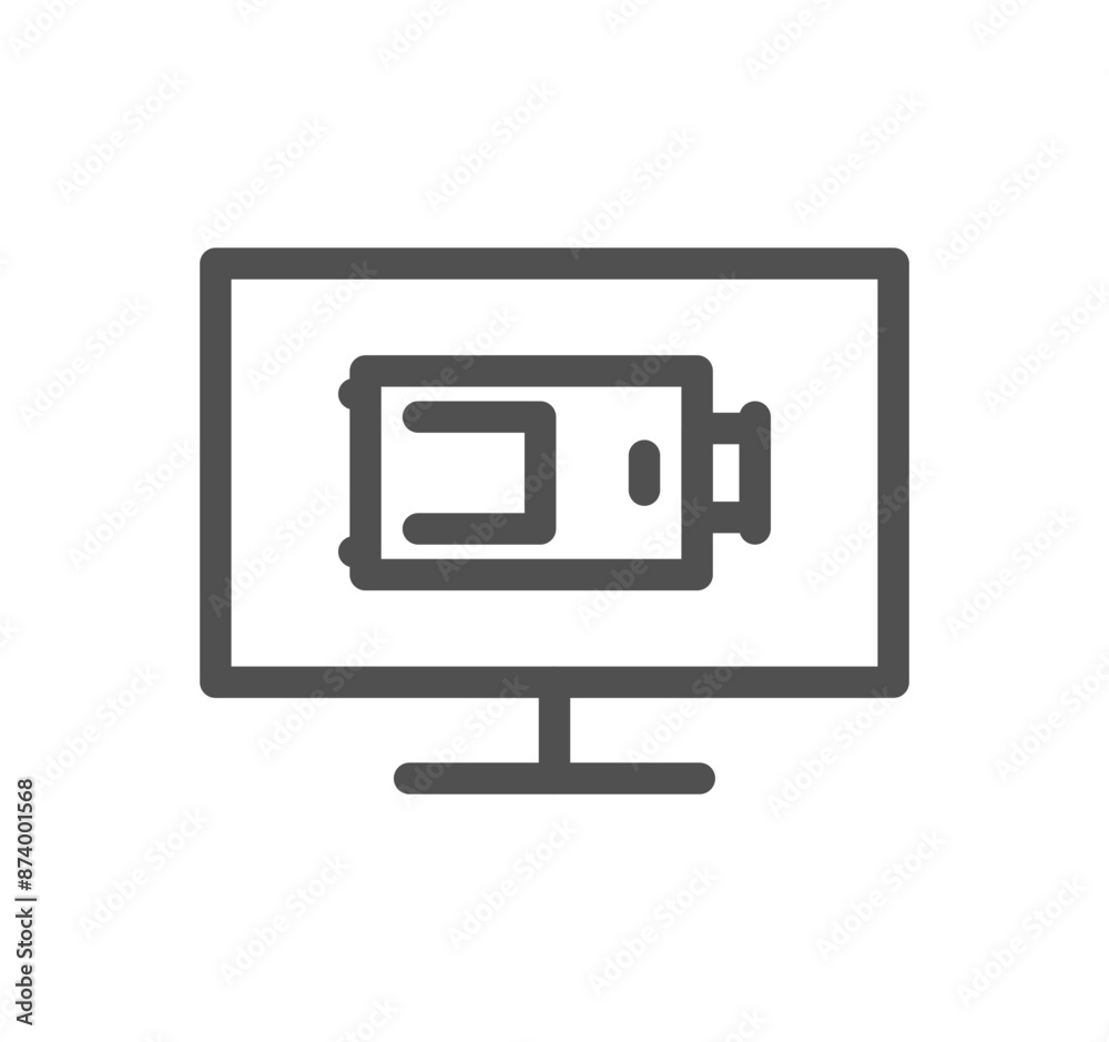 Baggage and travel icon outline and linear vector.
Baggage and travel icon outline and linear vector.