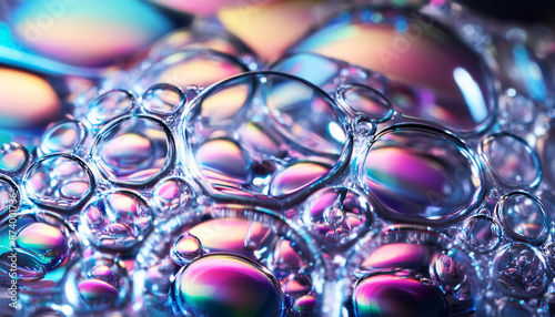 泡のある背景,Generative AI AI画像
