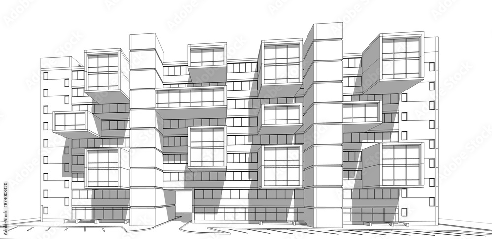 Fototapeta premium modern building