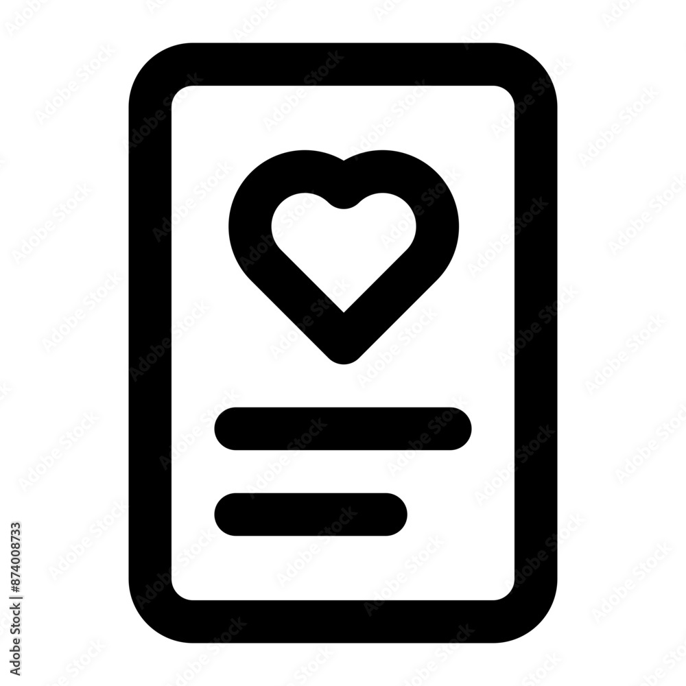 wishlist icon for illustration wishlist icon for illustration