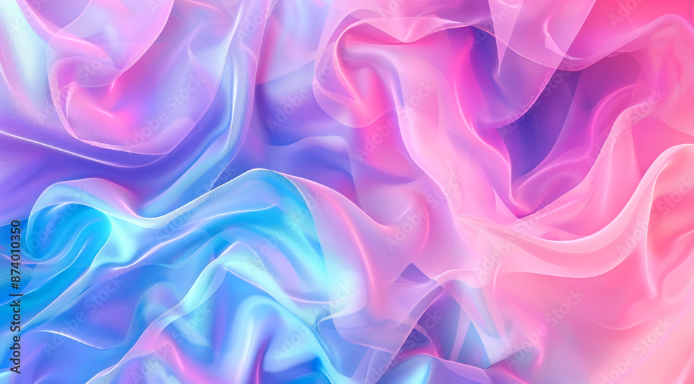Obraz premium background abstract blurry gradient using color light blue and pink