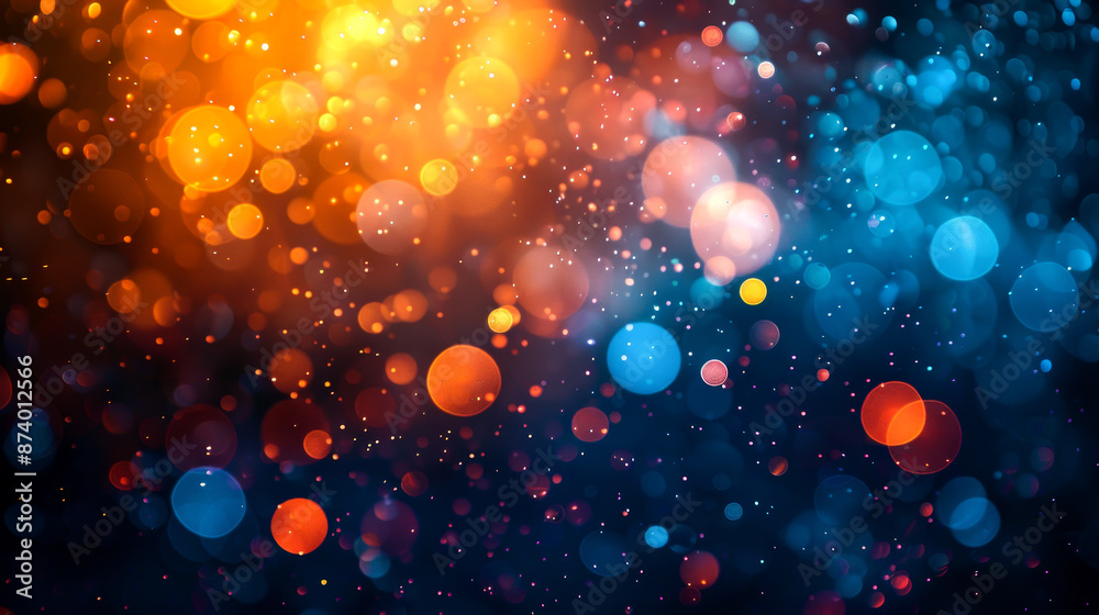 background abstract blurry with spark colored blue yellow and orange background abstract blurry with spark colored blue yellow and orange