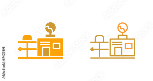 Weather Station Vector Icon