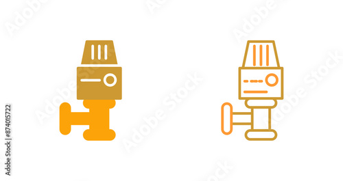 Thermostatic Head Vector Icon